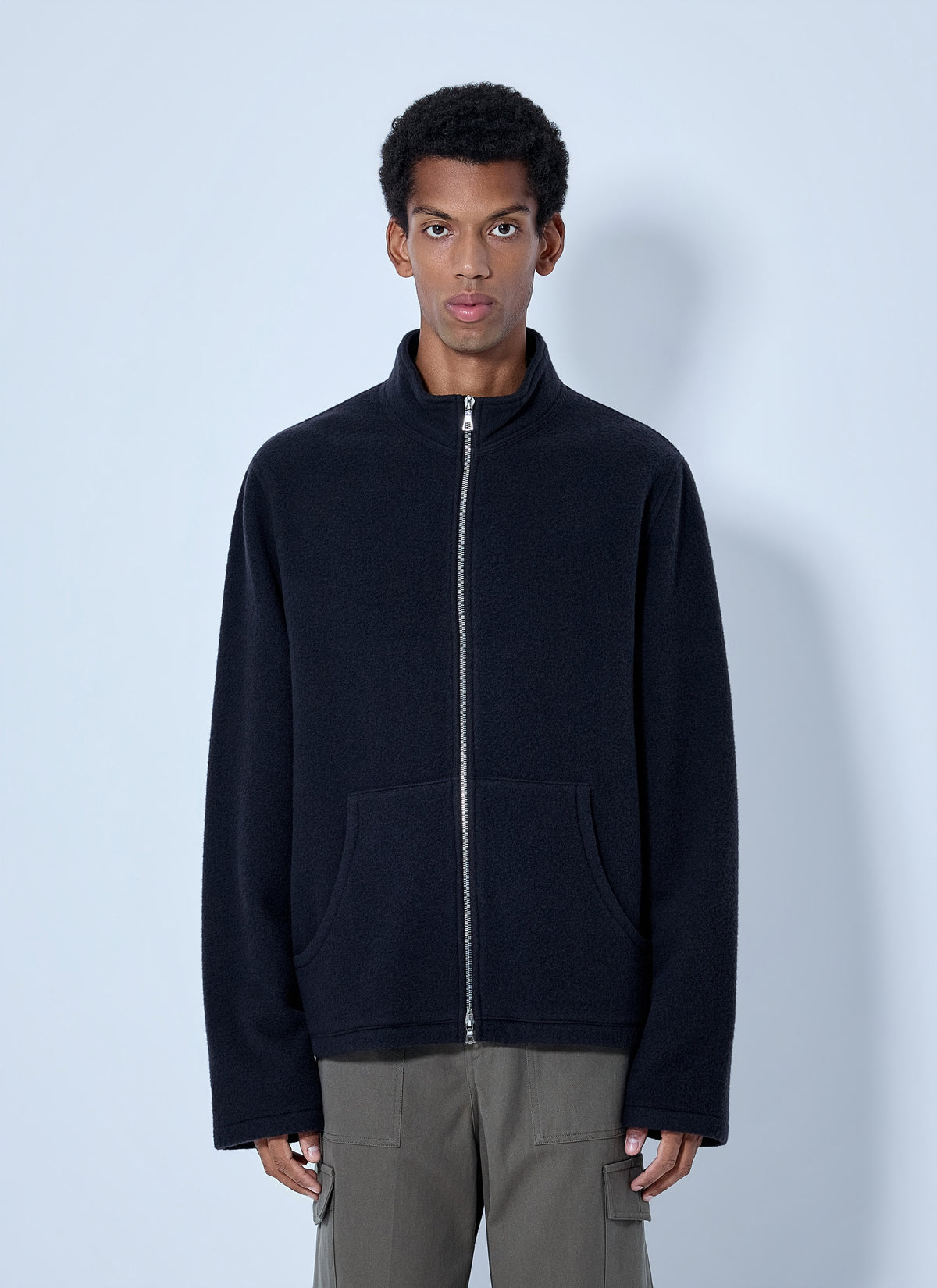 Rier Men Fleece Full Zip Sweatshirt RIER