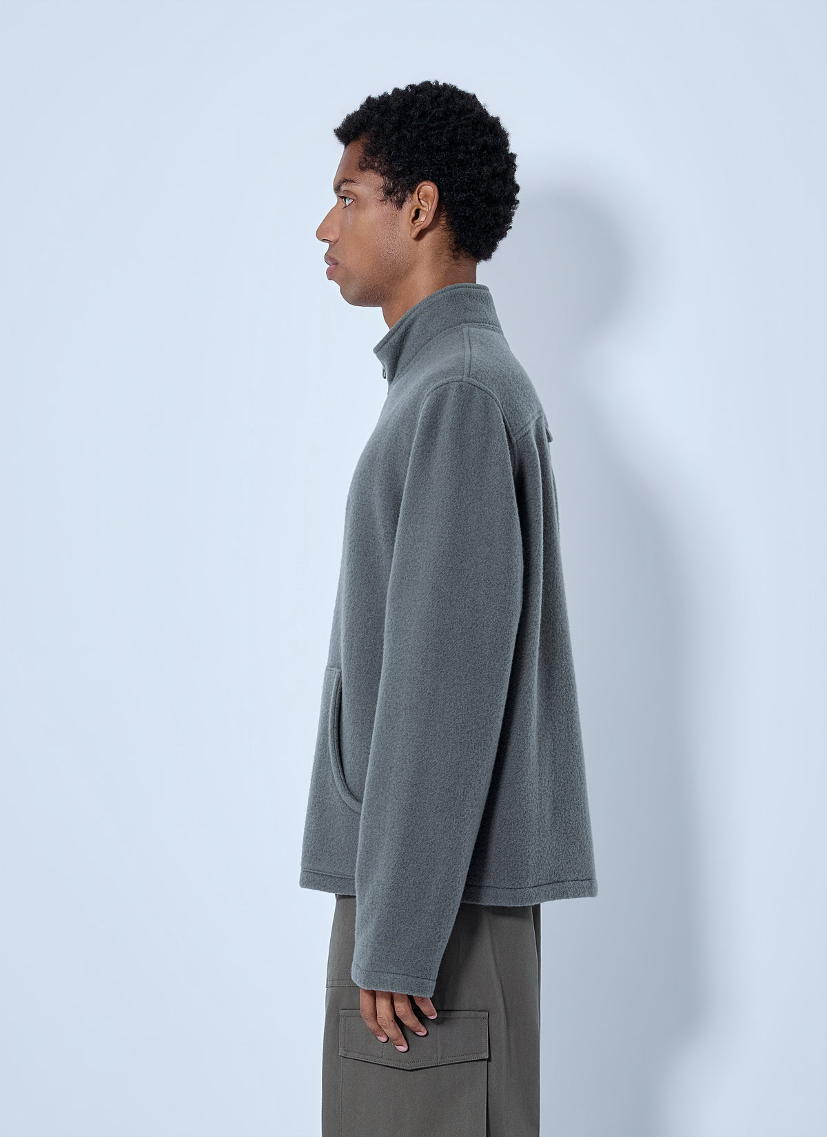 Rier Men Fleece Full Zip Sweatshirt RIER