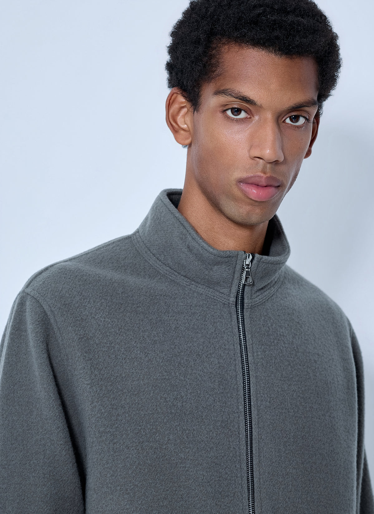 Rier Men Fleece Full Zip Sweatshirt RIER