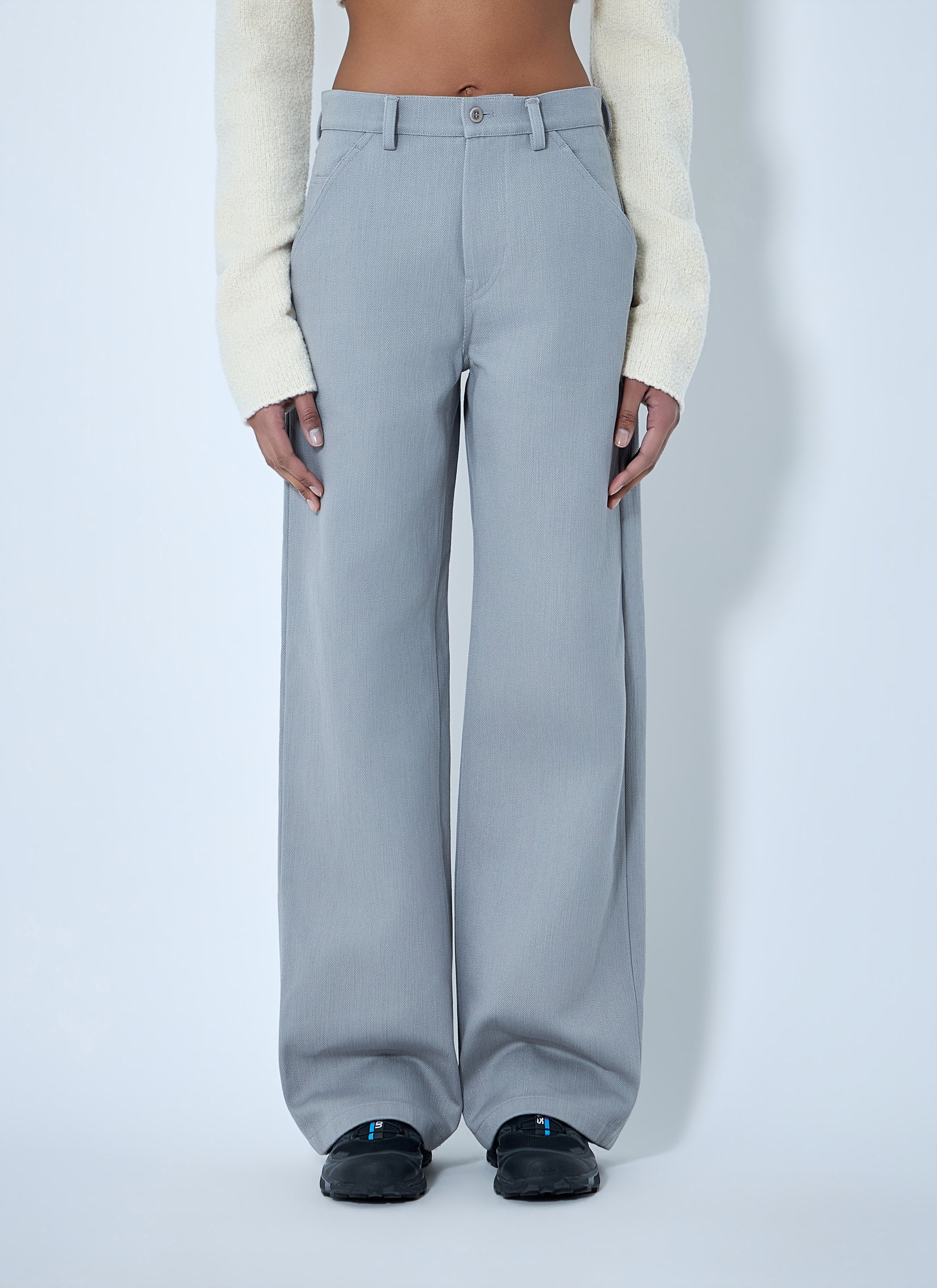 Rier Women Wide-Leg Tailored Trousers RIER