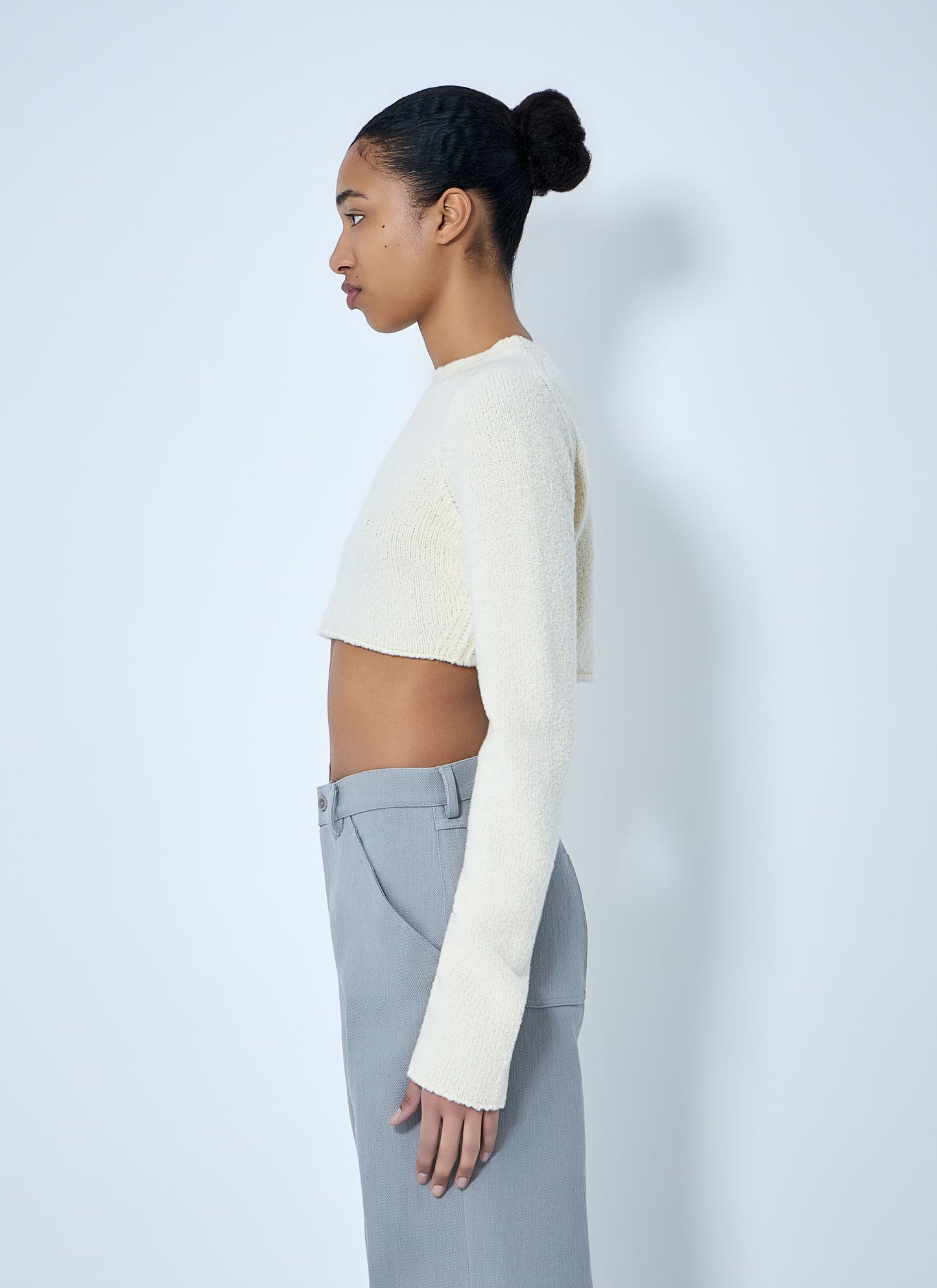 Rier Women Cropped Knit Sweater RIER