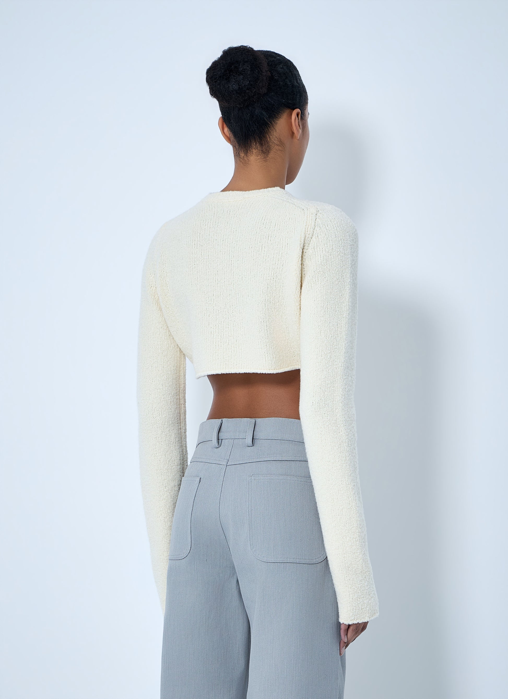 Rier Women Cropped Knit Sweater RIER