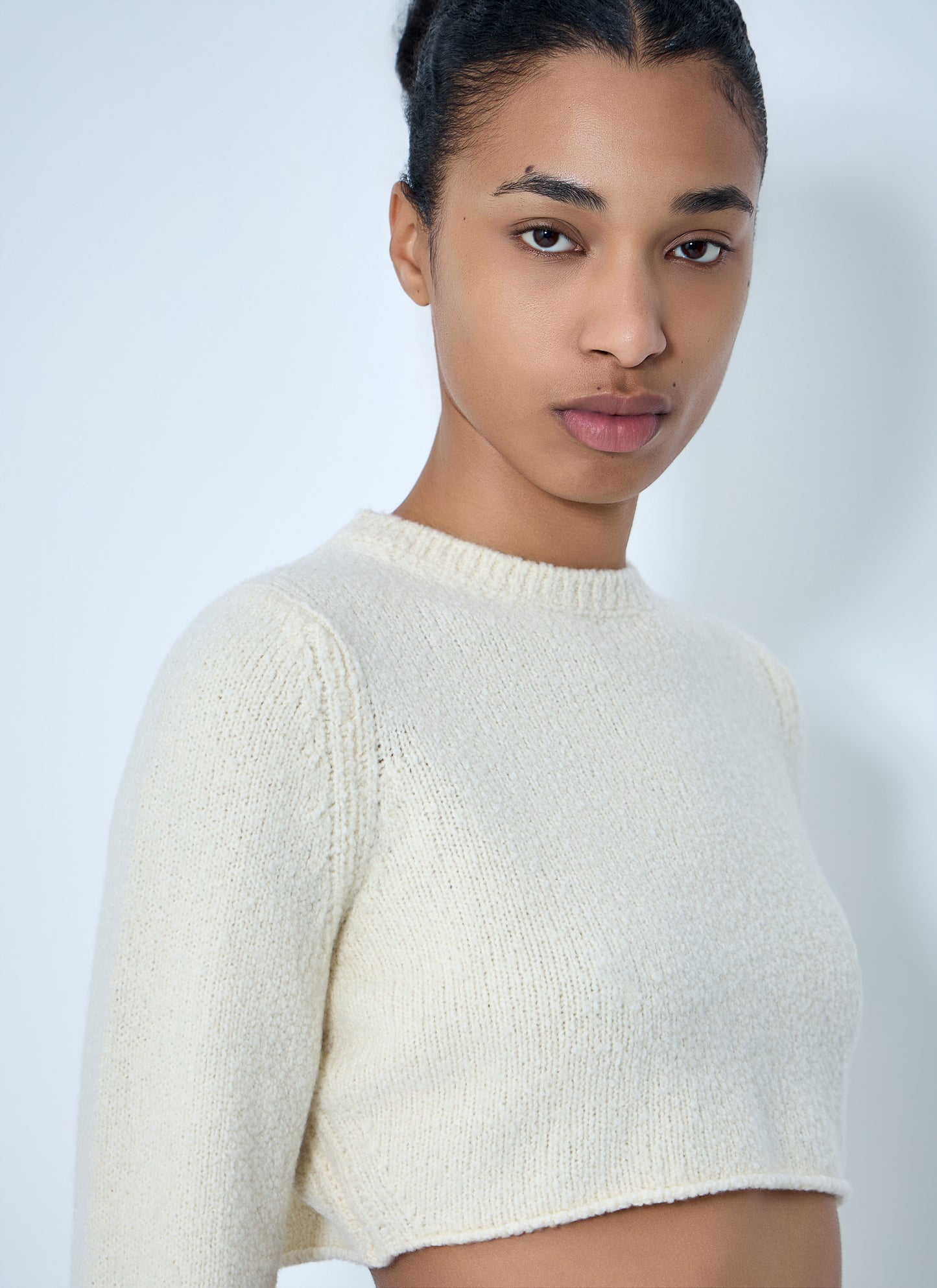 Rier Women Cropped Knit Sweater RIER