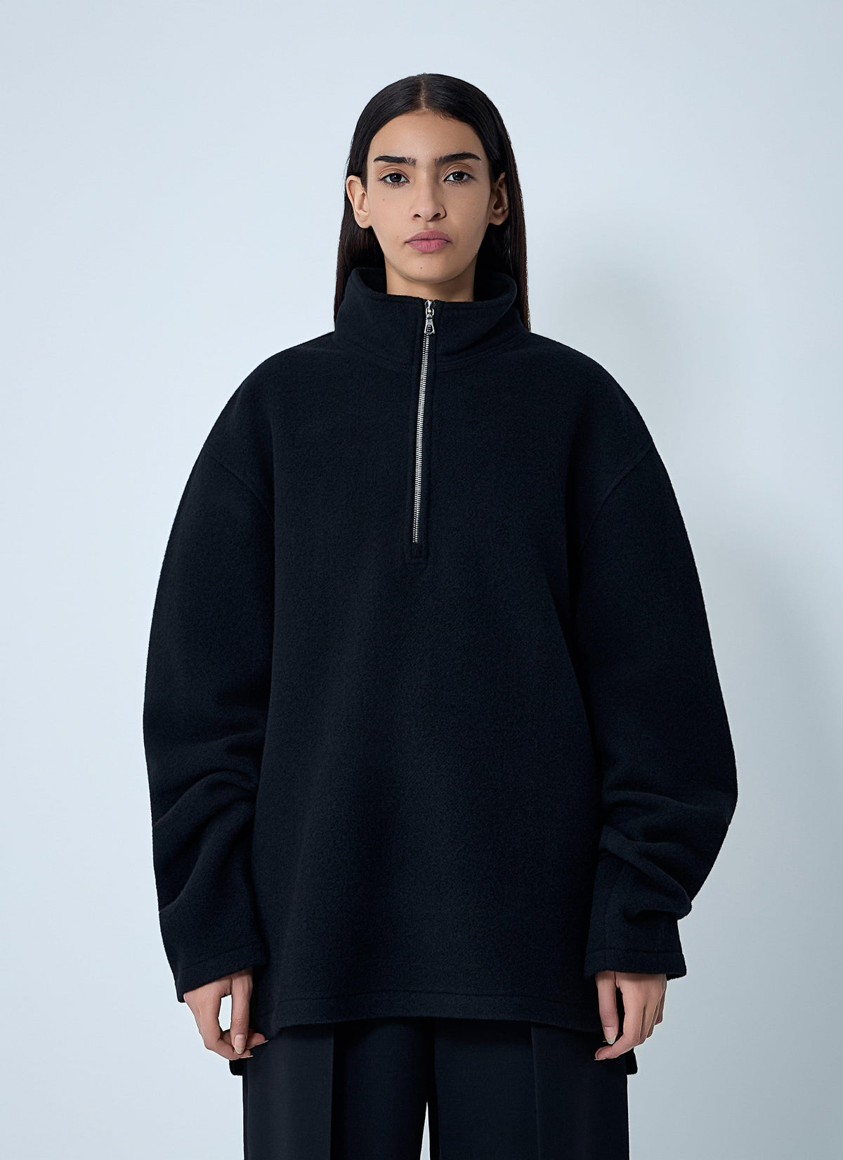 Rier Women Zip-Up Fleece Sweatshirt RIER