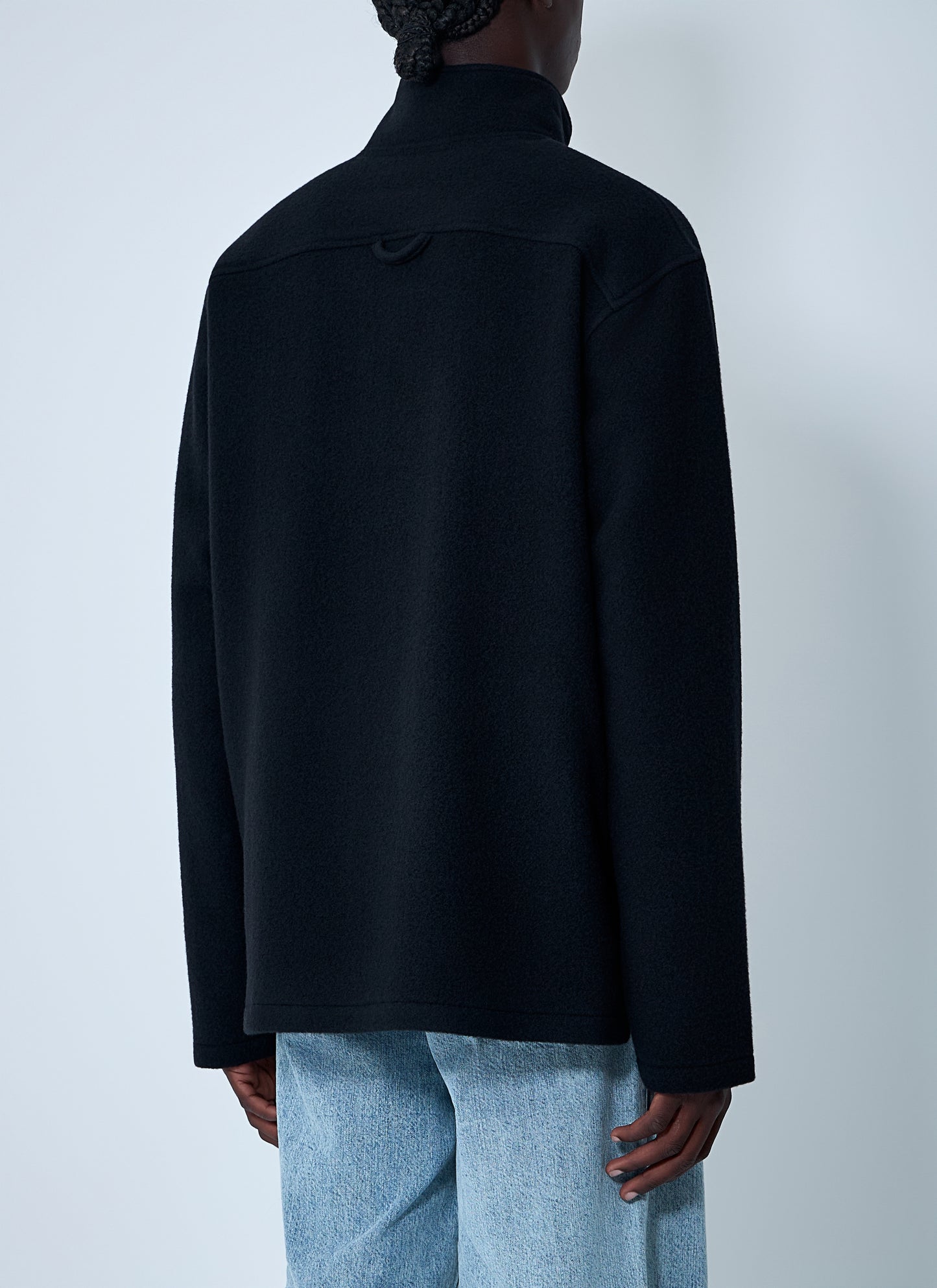 Rier Men Zip-Up Fleece Sweatshirt RIER
