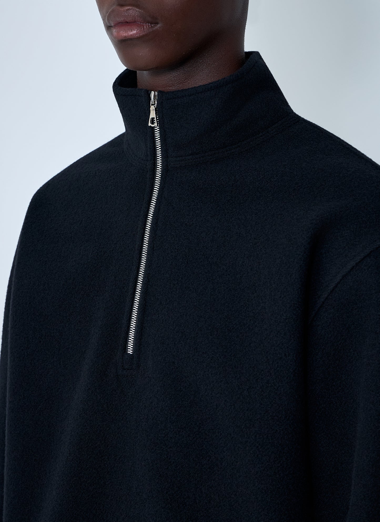 Rier Men Zip-Up Fleece Sweatshirt RIER