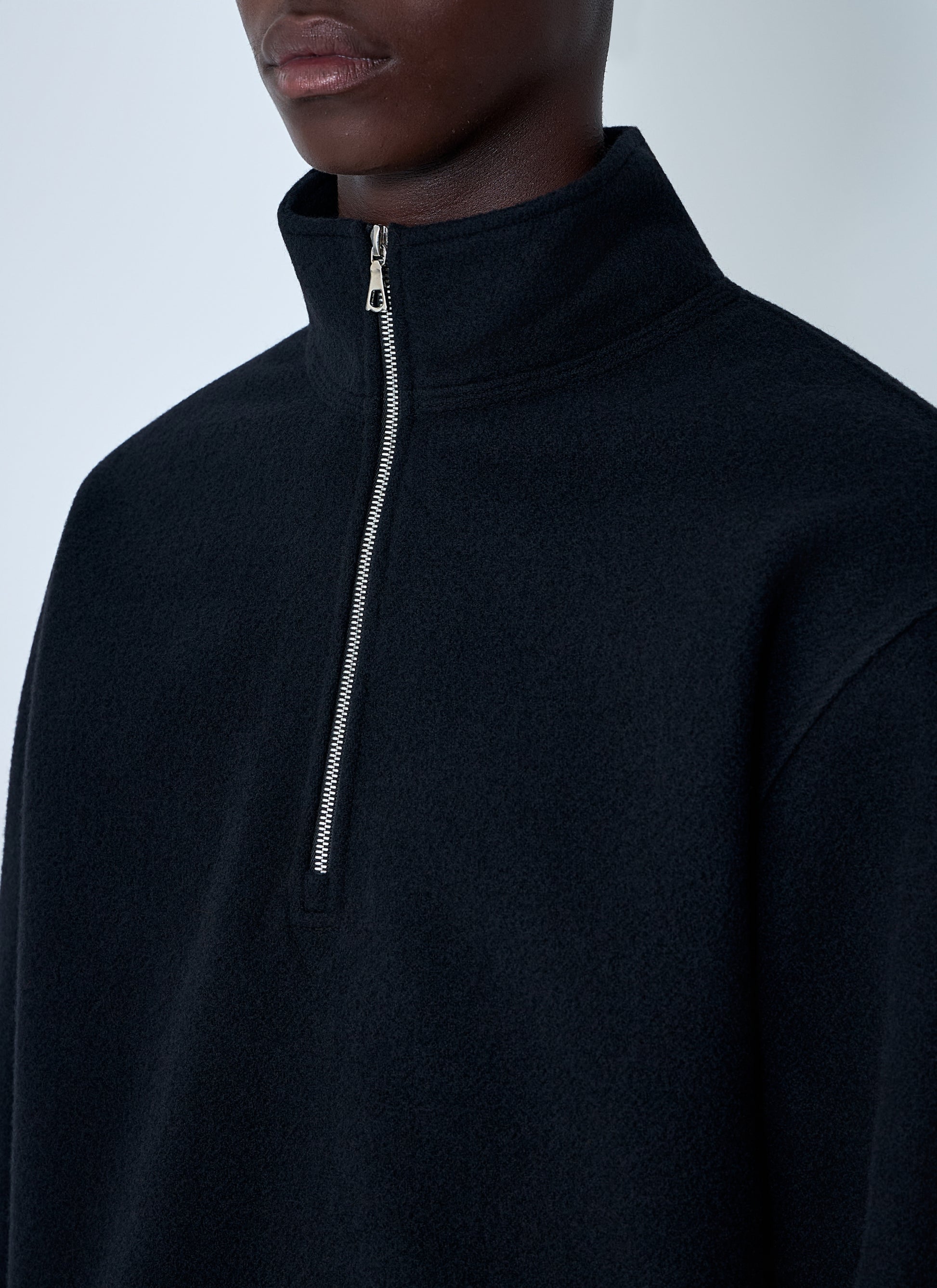 Rier Men Zip-Up Fleece Sweatshirt RIER