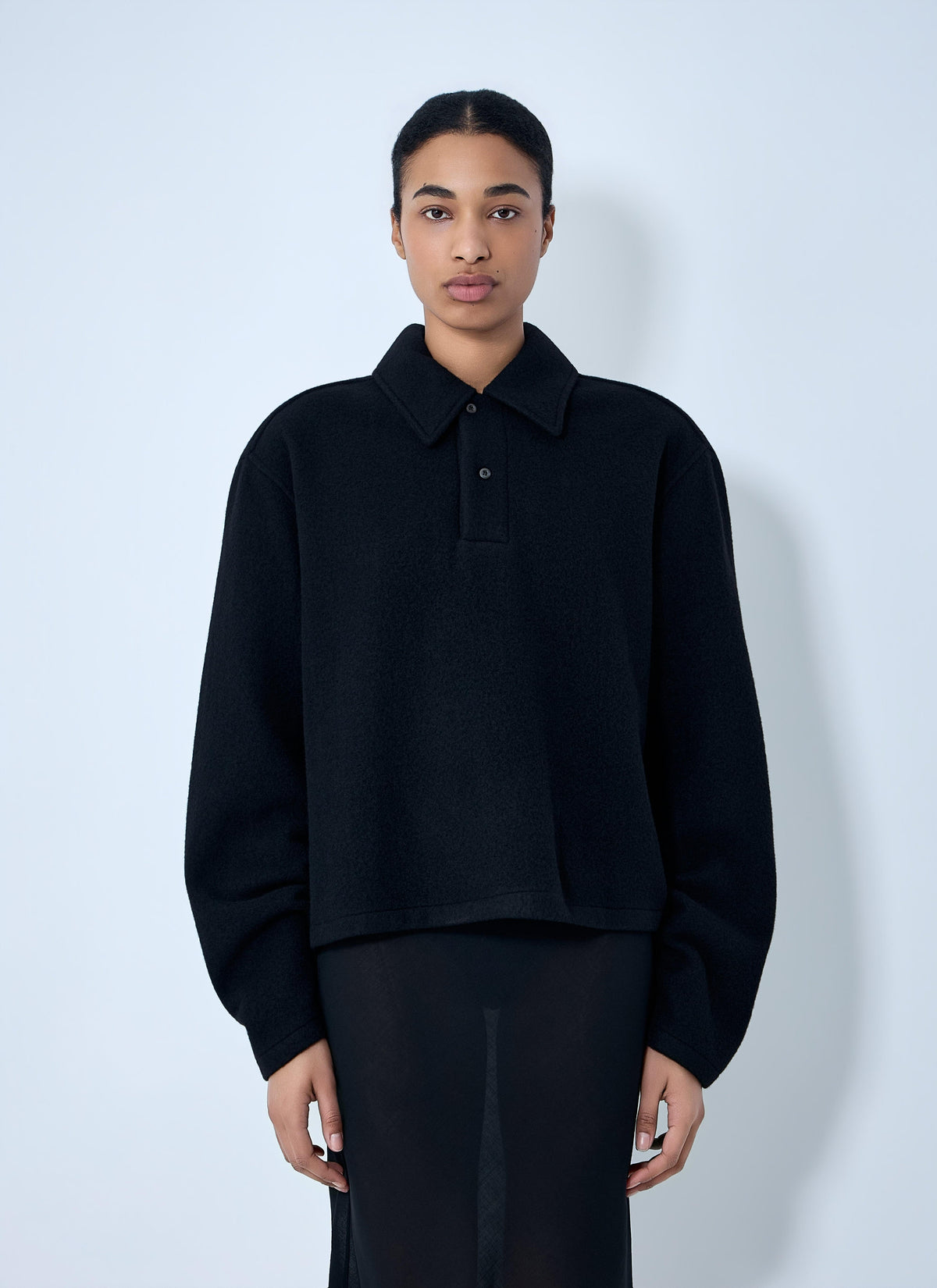 Rier Women Wool Blend Polo Sweater RIER
