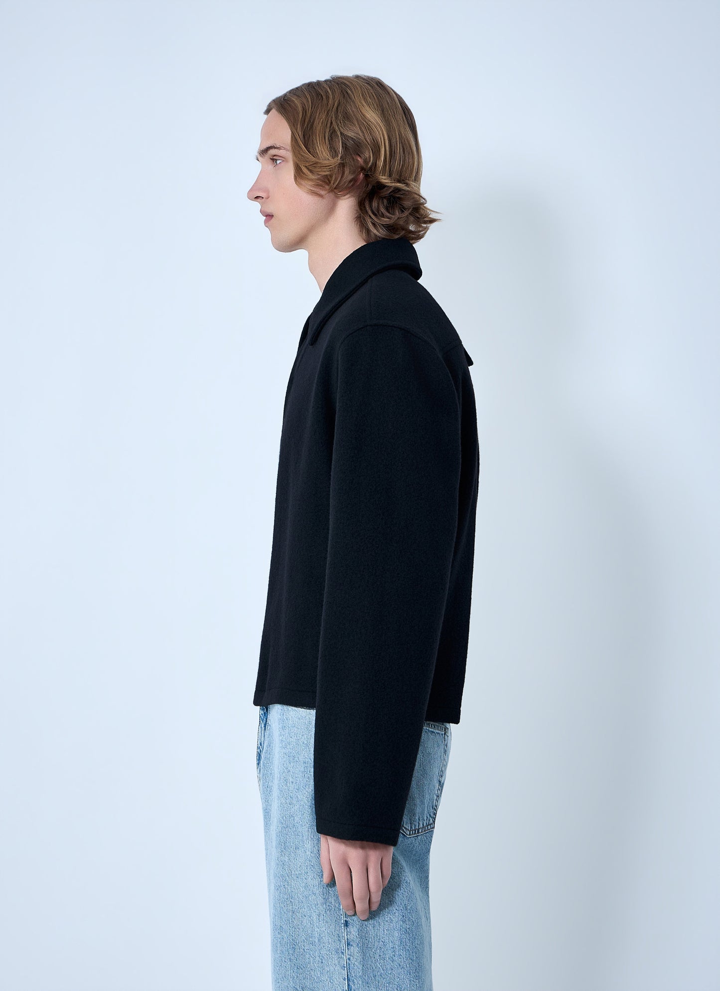 Rier Men Wool Blend Polo Sweater RIER