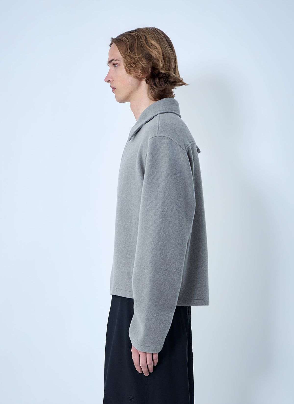 Rier Men Oversized Polo Knit Jumper RIER