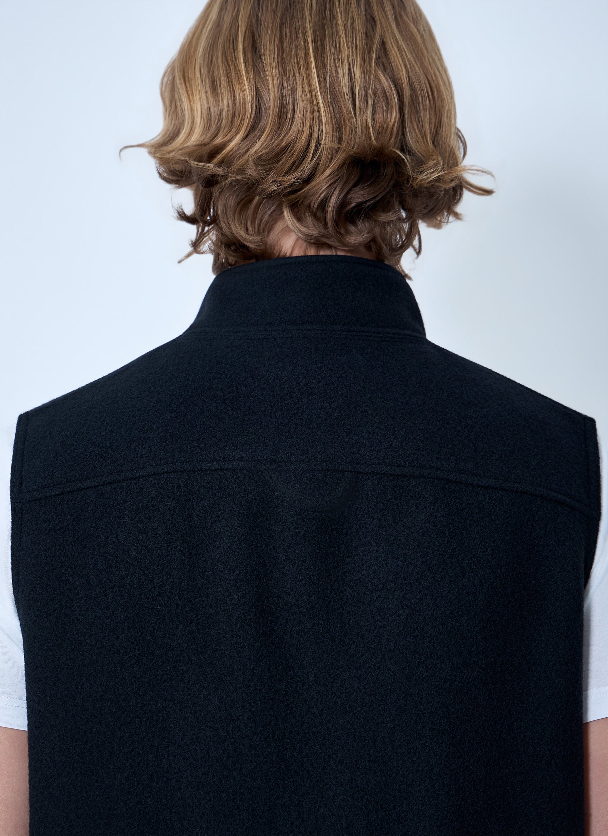 Rier Men High-Neck Zip Vest RIER