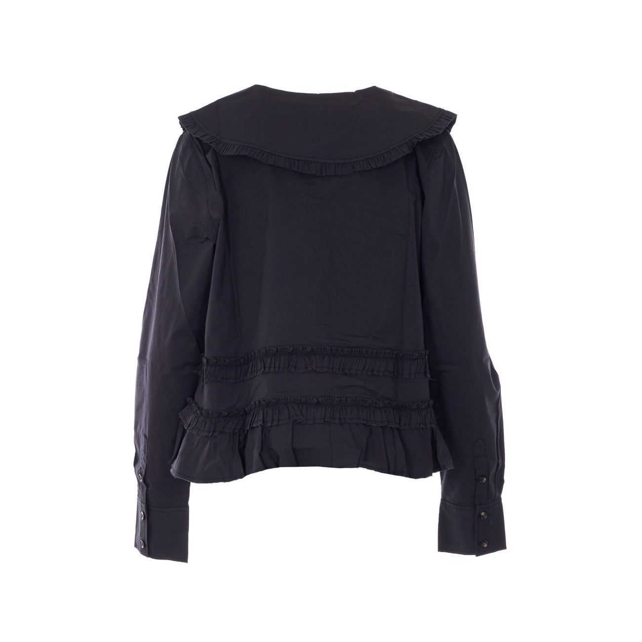 Ganni Women Ruffle Shirt GANNI