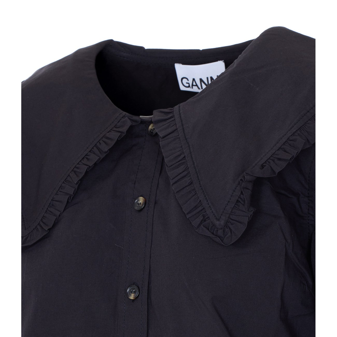 Ganni Women Ruffle Shirt GANNI
