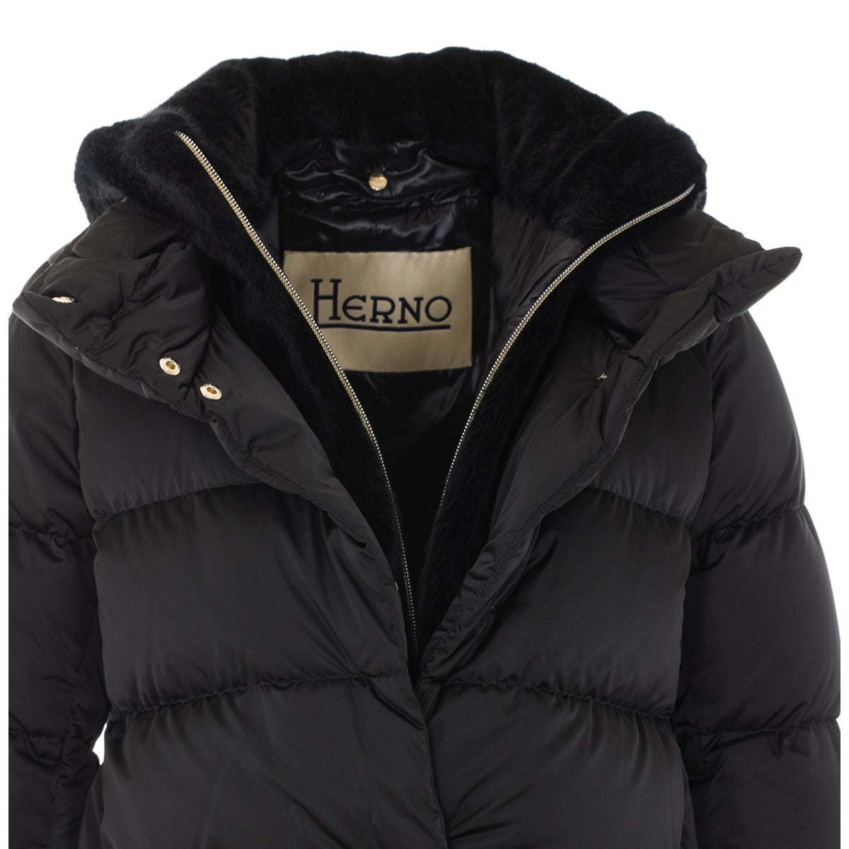 Herno Women Satin A-Shape Down Jacket HERNO