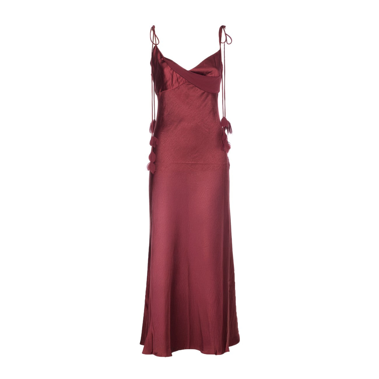 Self Portrait Women Satin Flower Midi Dress SELF-PORTRAIT