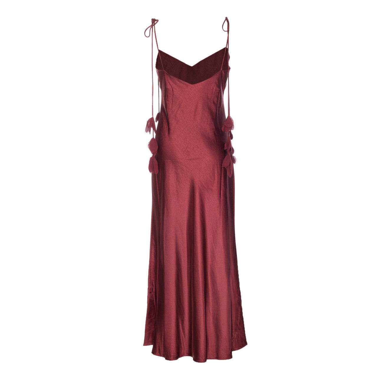 Self Portrait Women Satin Flower Midi Dress SELF-PORTRAIT