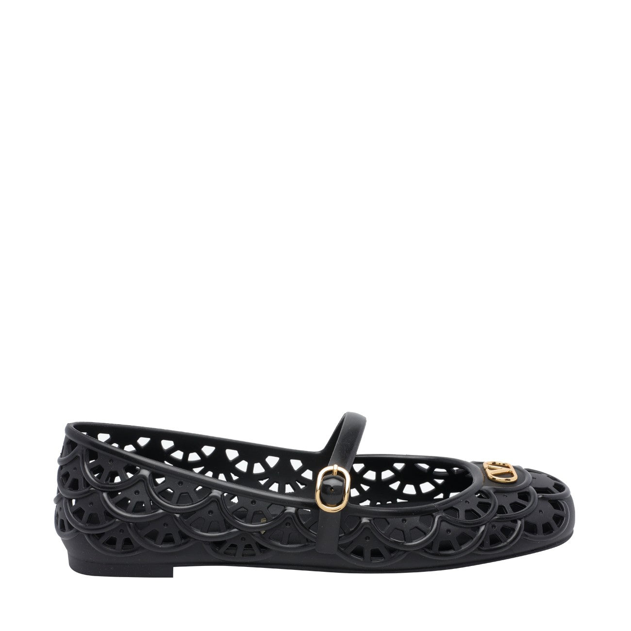 Valentino Garavani Women Scallops Motif Ondette Flats VALENTINO GARAVANI