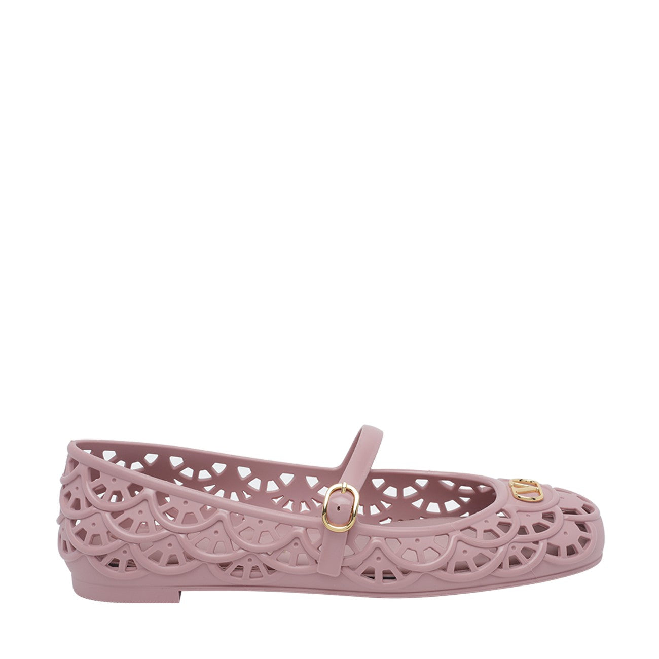 Valentino Garavani Women Scallops Motif Ondette Flats VALENTINO GARAVANI