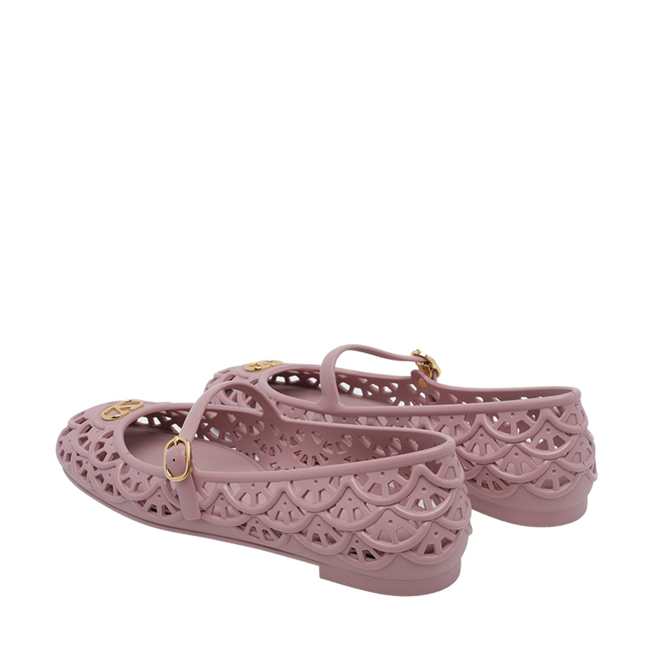 Valentino Garavani Women Scallops Motif Ondette Flats VALENTINO GARAVANI