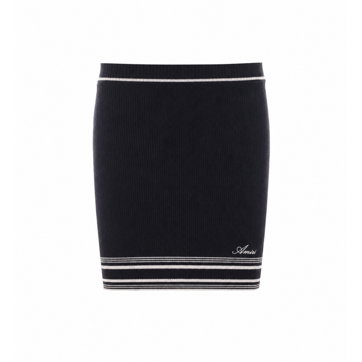 Amiri Women Script Logo Mini Knitted Skirt AMIRI