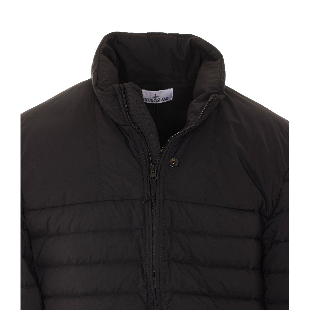 Stone Island Men Seamless Tunnel Nylon Logo Down Jacket STONE ISLAND