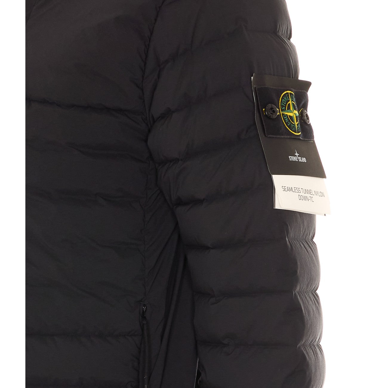 Stone Island Men Seamless Tunnel Nylon Logo Down Jacket STONE ISLAND