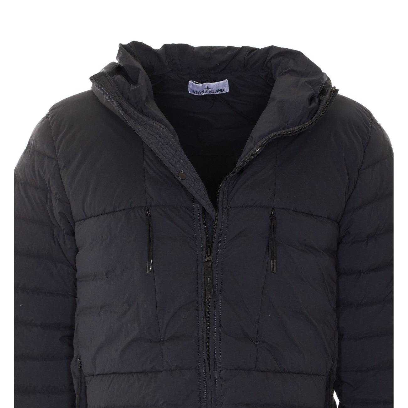 Stone Island Men Seamless Tunnel Nylon Logo Down Jacket STONE ISLAND