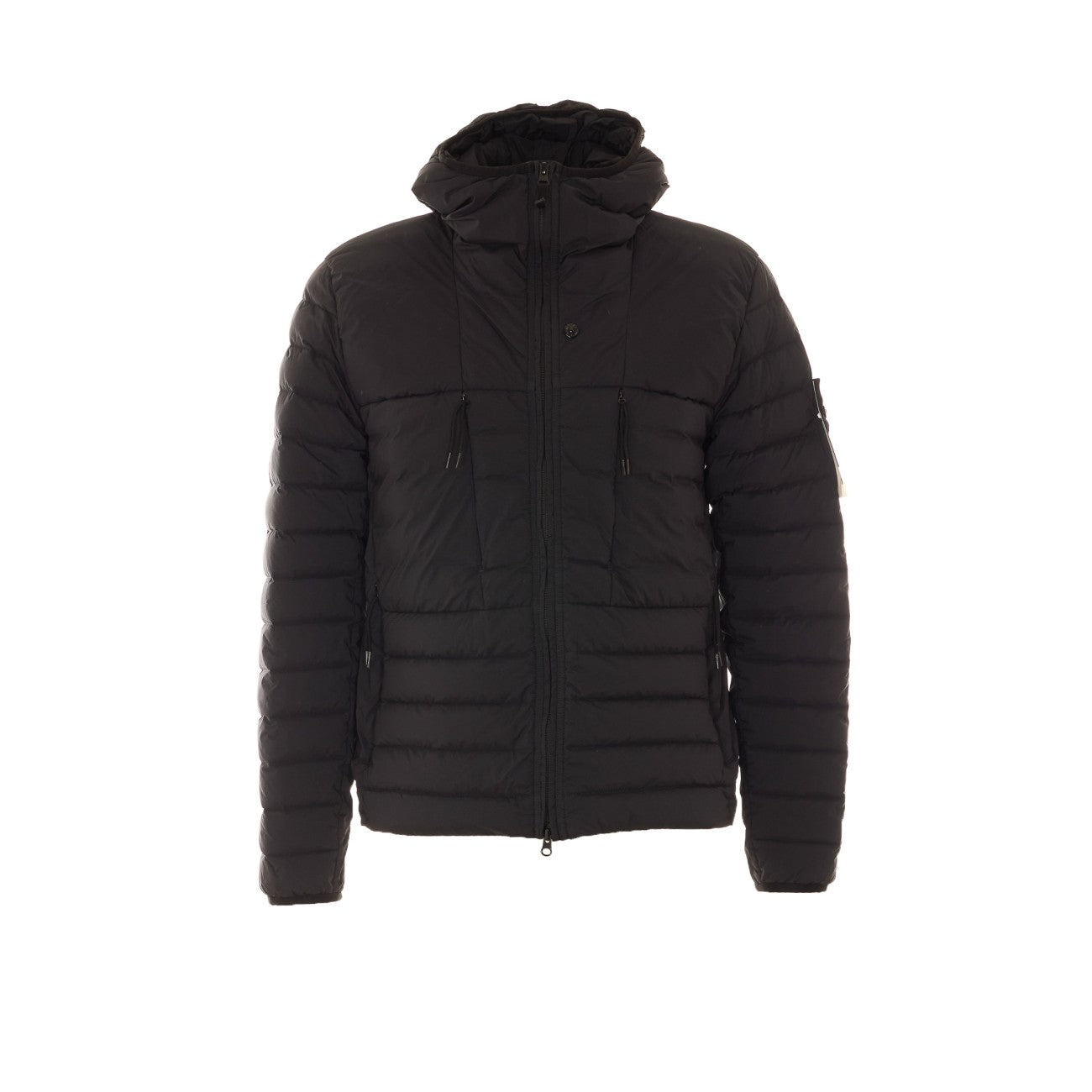 Stone Island Men Seamless Tunnel Nylon Logo Down Jacket STONE ISLAND