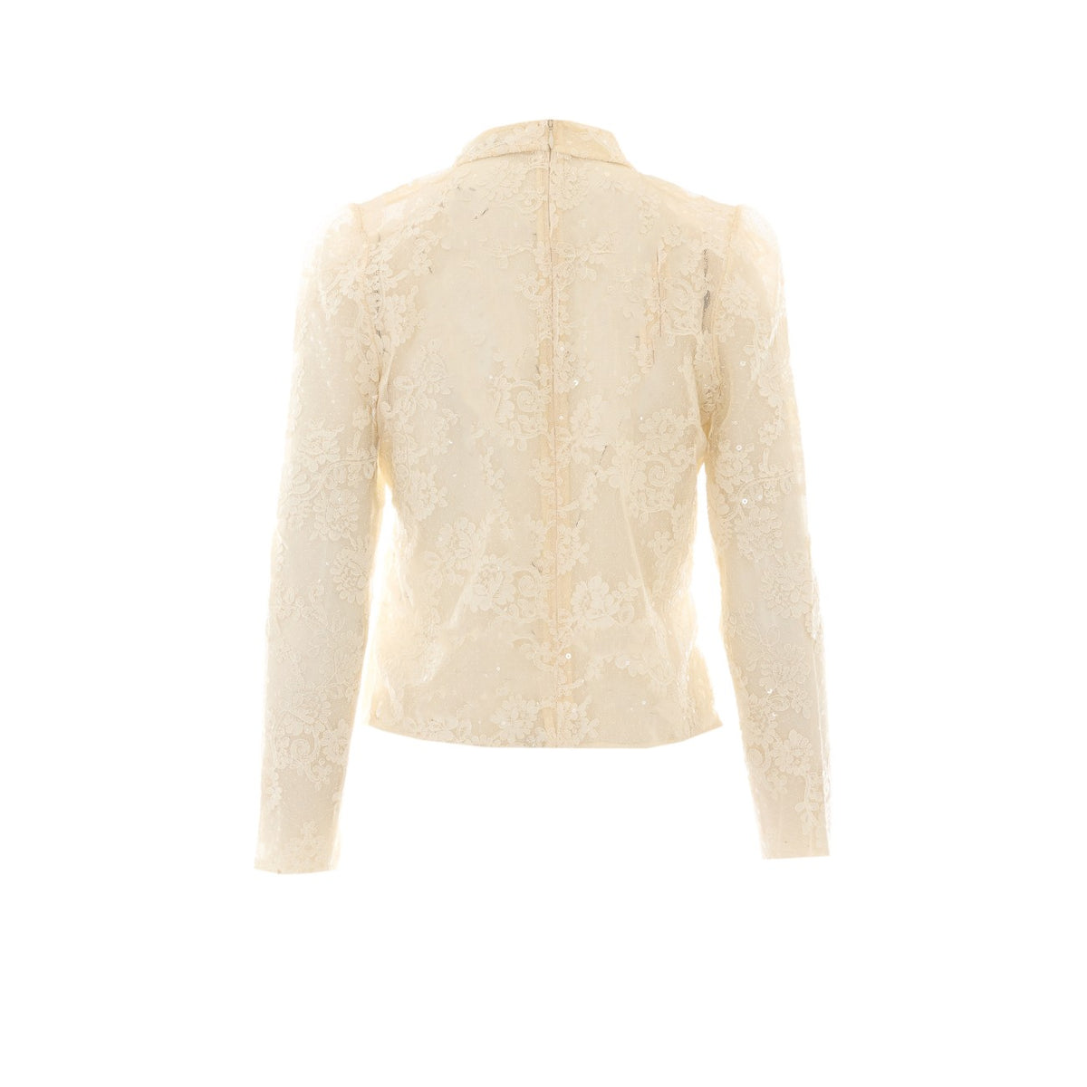 Self Portrait Women Sequin Lace Long Sleeves Top SELF-PORTRAIT