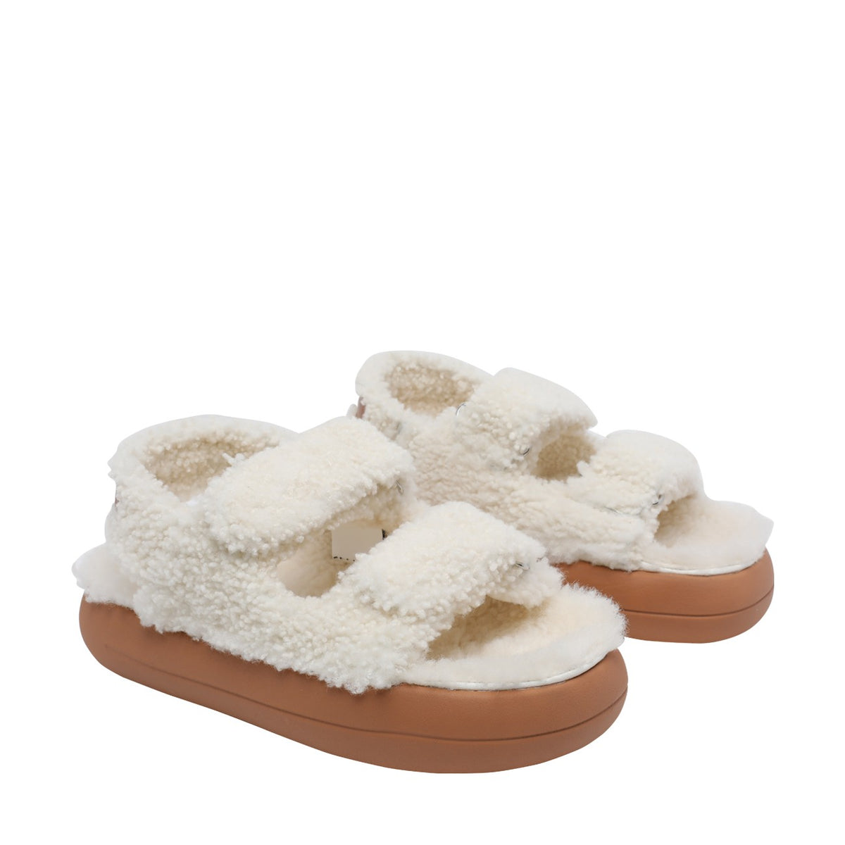 Moon Boot Women Shearling Sandals MOON BOOT