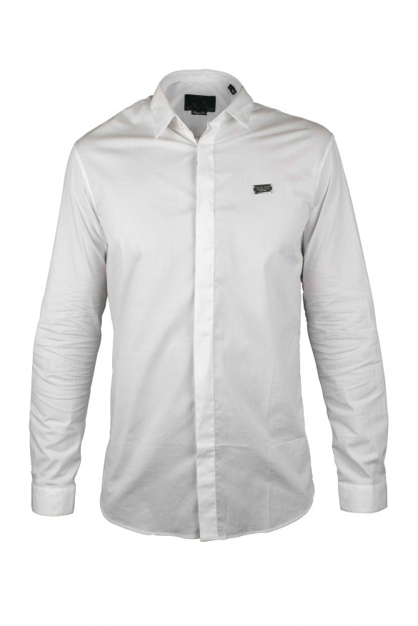 Philipp Plein Men Diamond Cut Ls Iconic Shirt PHILIPP PLEIN