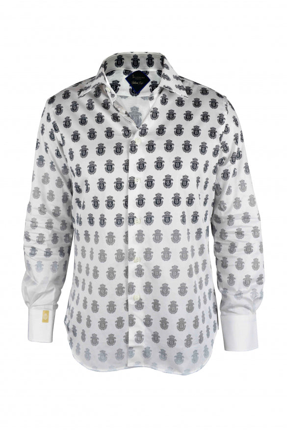 Billionaire Men Ls Milano All Over Shirt BILLIONAIRE