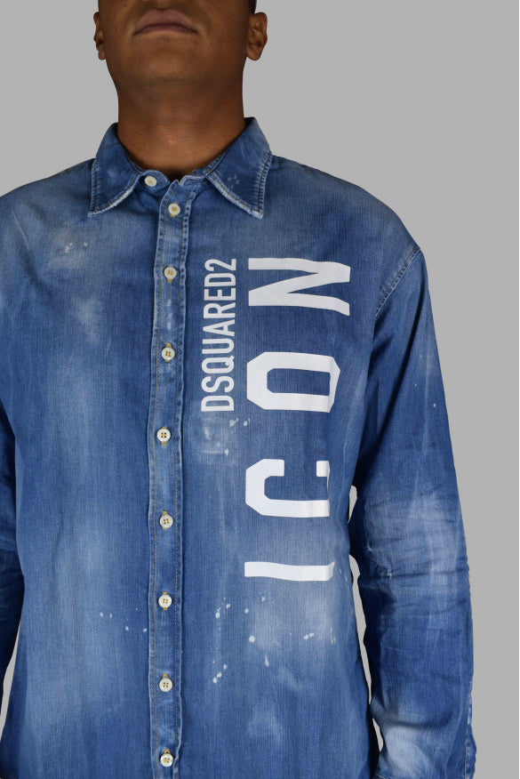 Dsquared2 Men Denim Shirt DSQUARED2