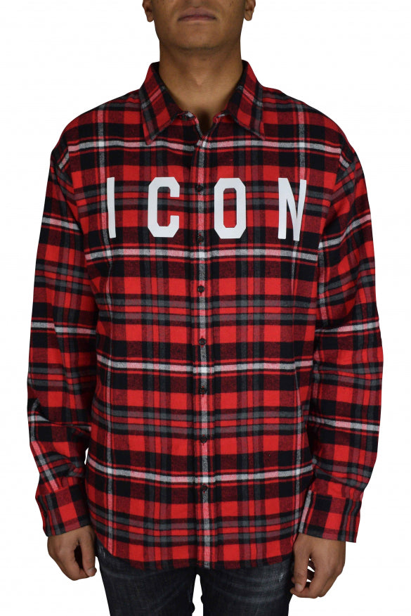 Dsquared2 Men Flannel Shirt DSQUARED2