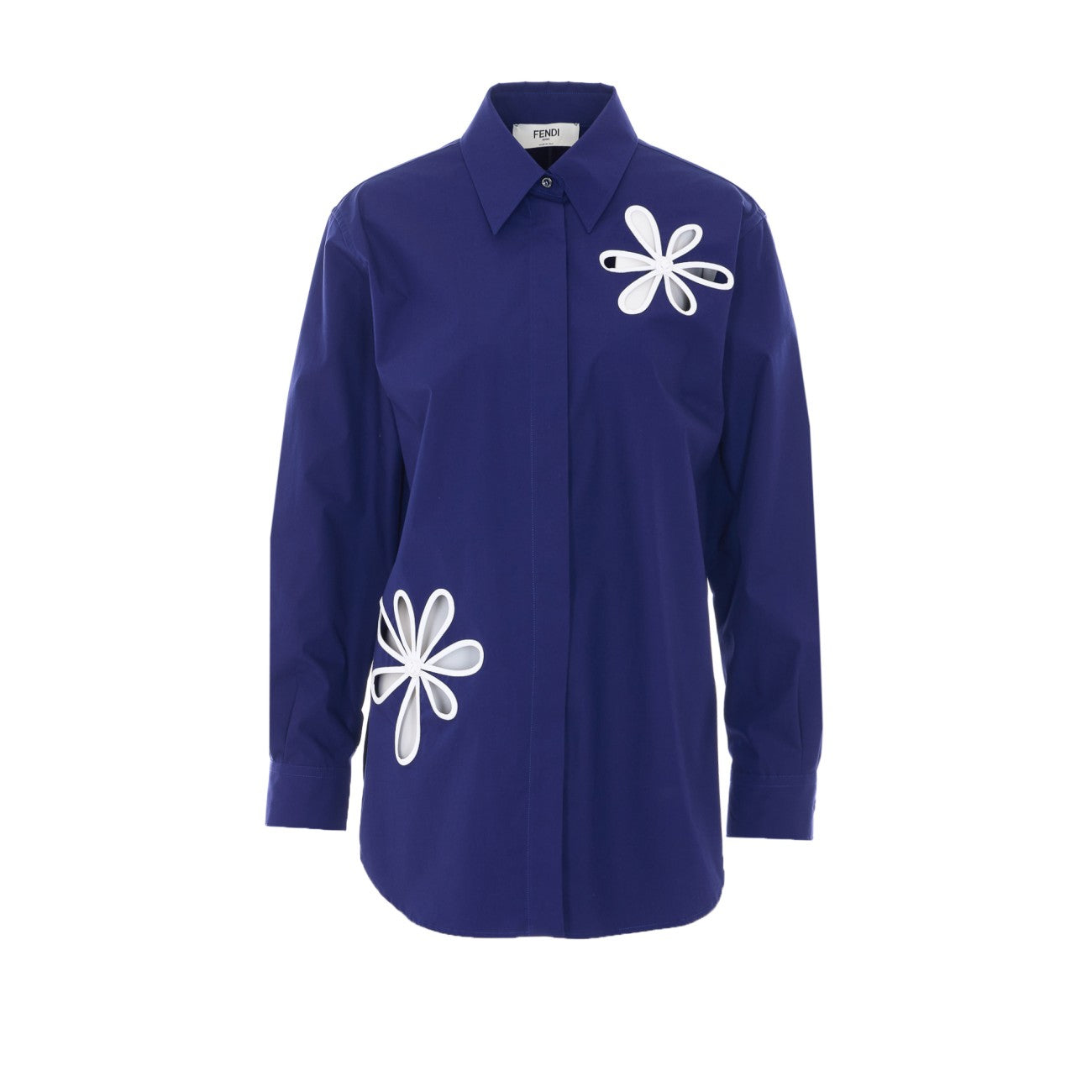 Fendi Women Shirt With Fendi Ajour Motif FENDI