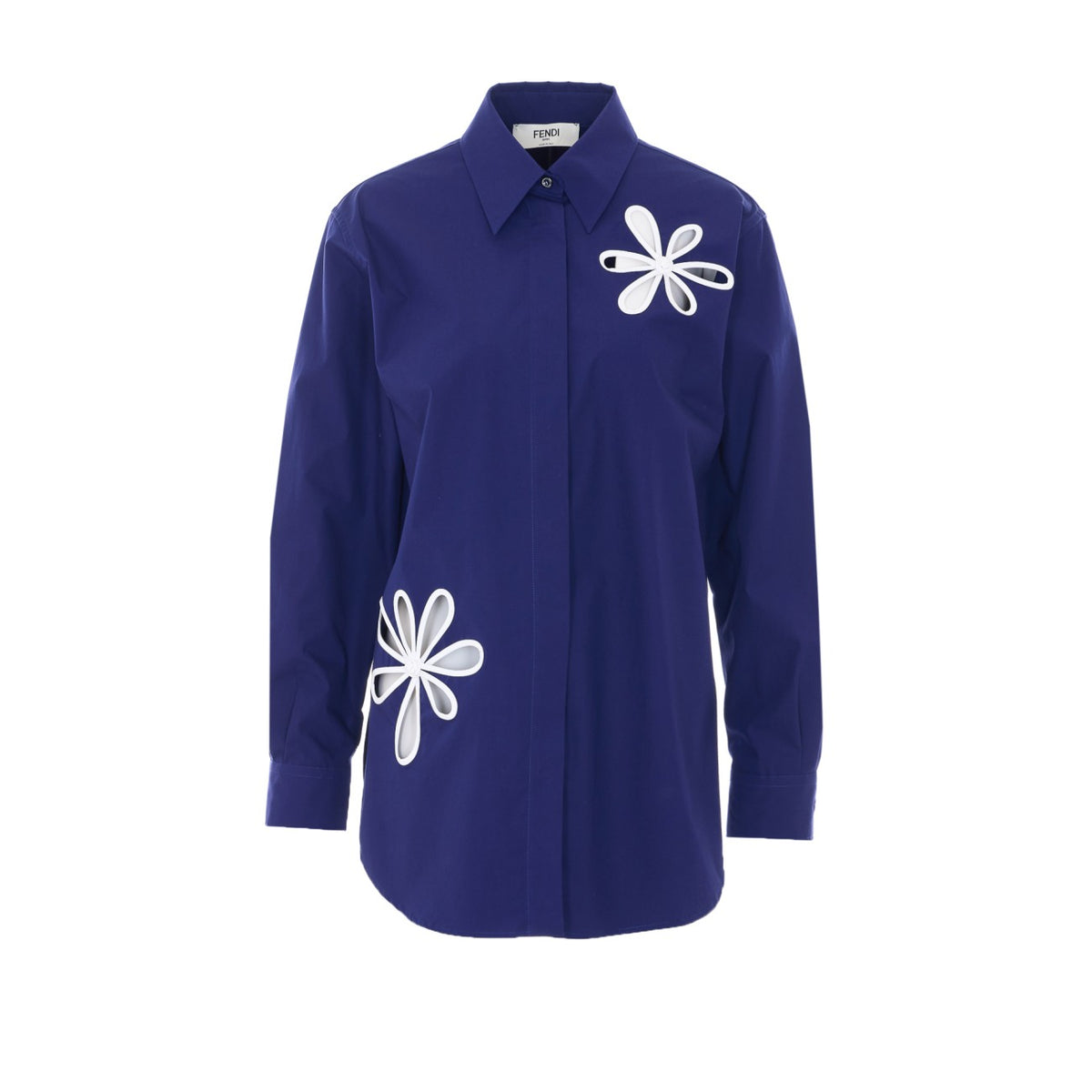 Fendi Women Shirt With Fendi Ajour Motif FENDI
