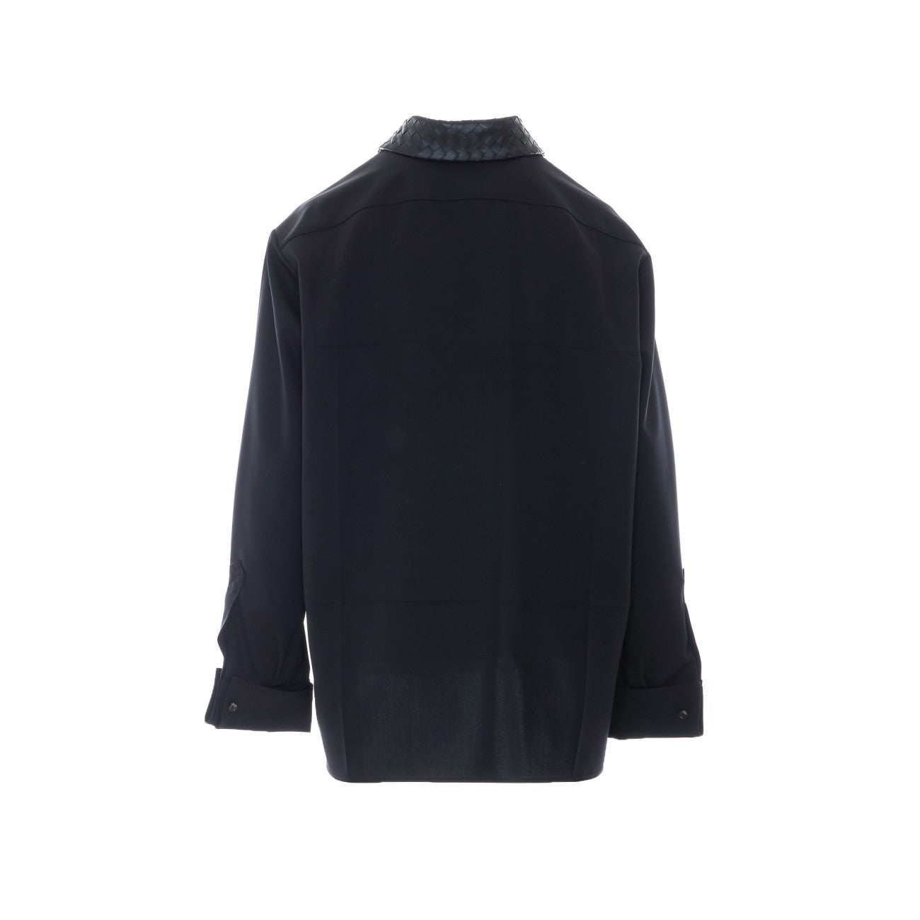 Bottega Veneta Women Shirt With Intrecciato Detail Collar BOTTEGA VENETA