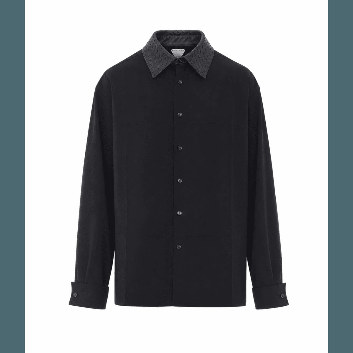 Bottega Veneta Women Shirt With Intrecciato Detail Collar BOTTEGA VENETA