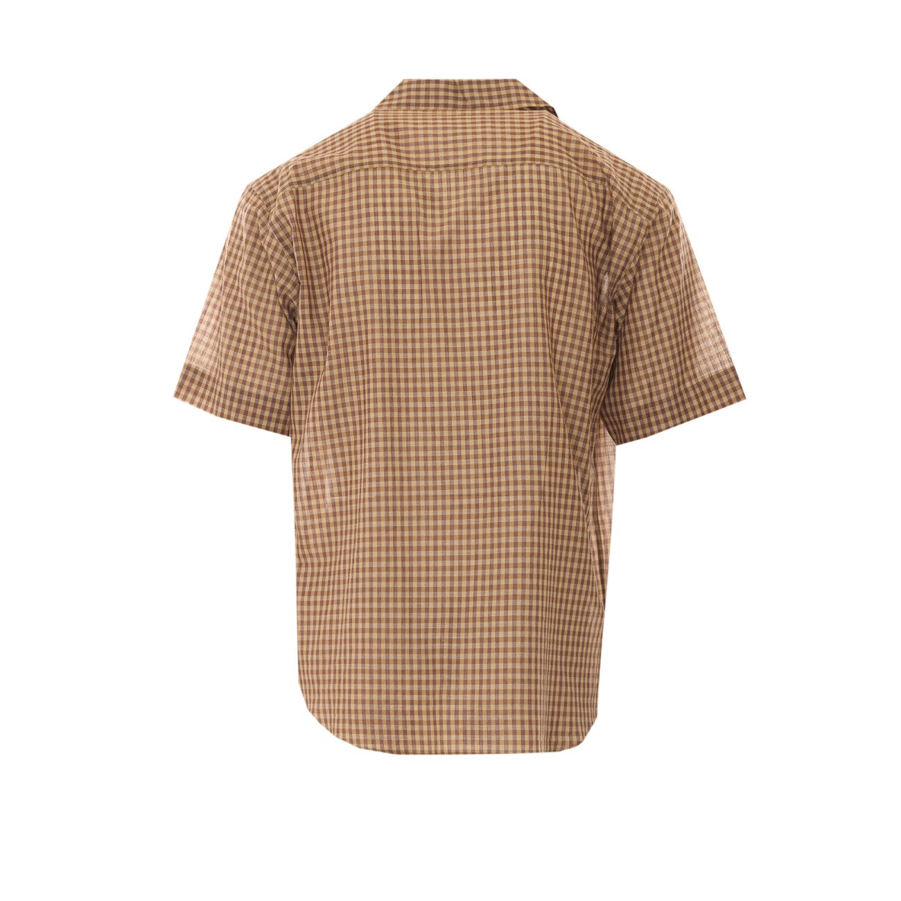 Auralee Men Short Sleeves Check Shirt AURALEE