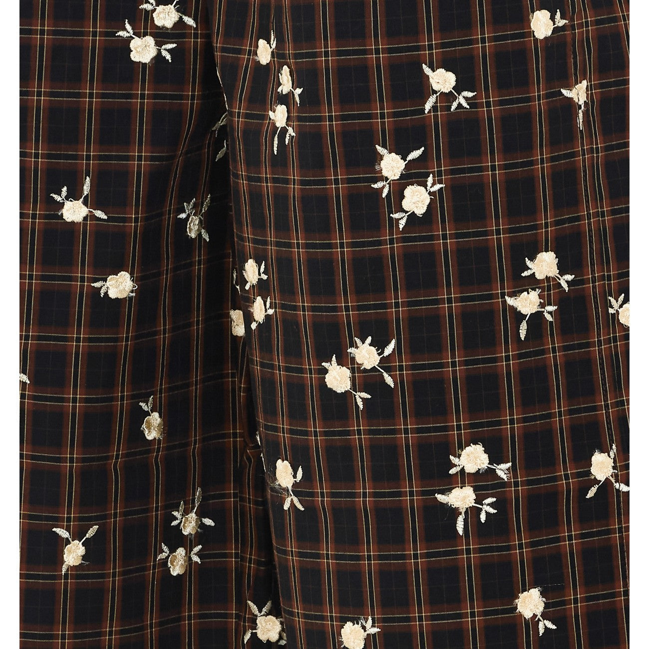 Ganni Women Shorts In Printed Check GANNI
