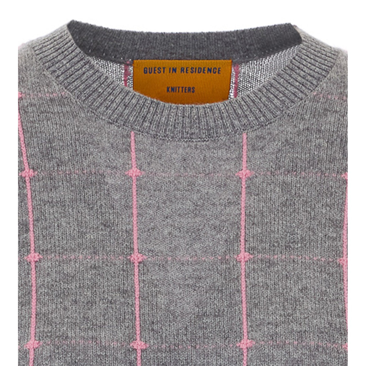 Guest In Residence Women Shrunken Checker Sweater GUEST IN RESIDENCE