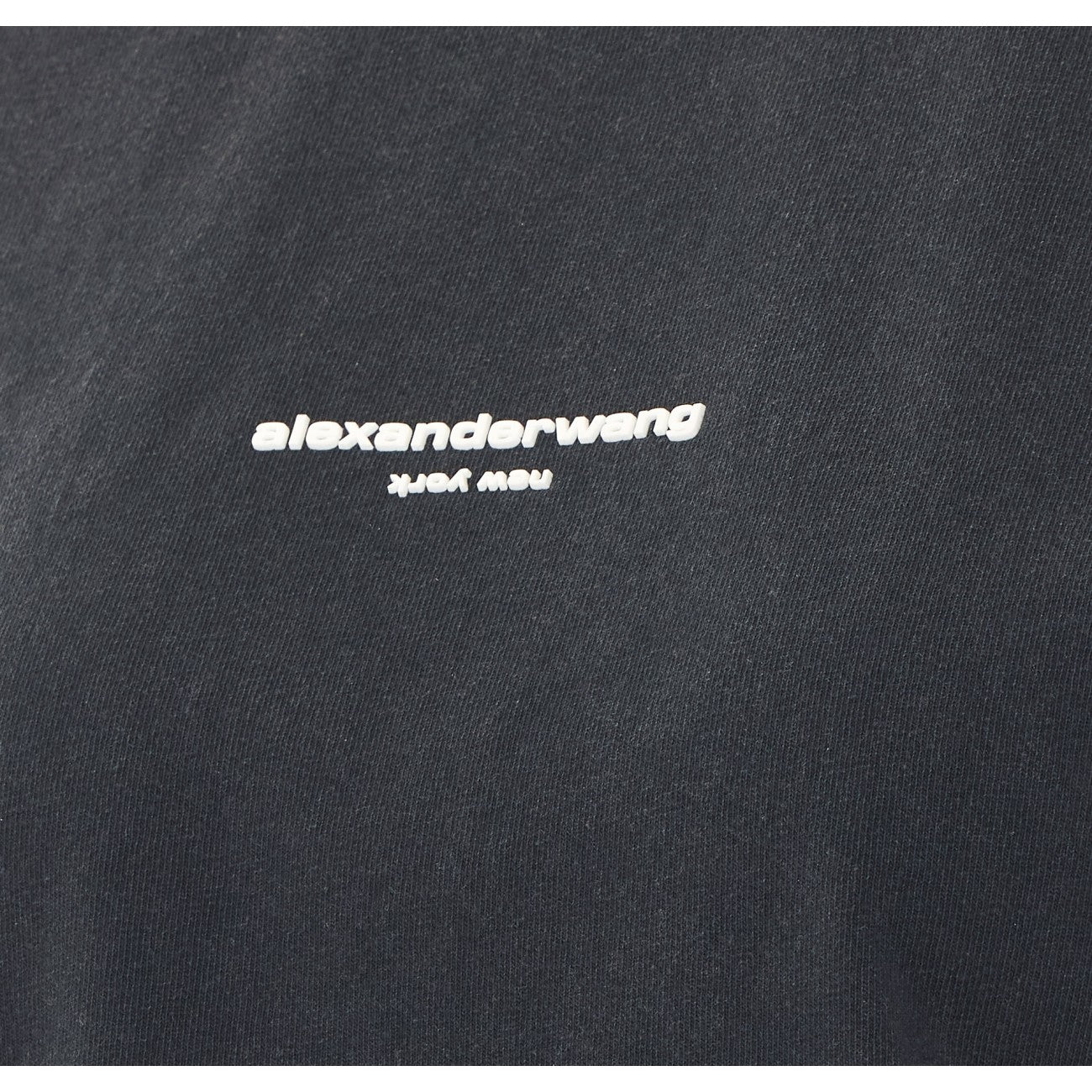Alexander Wang Women Shrunken Logo T-Shirt ALEXANDER WANG