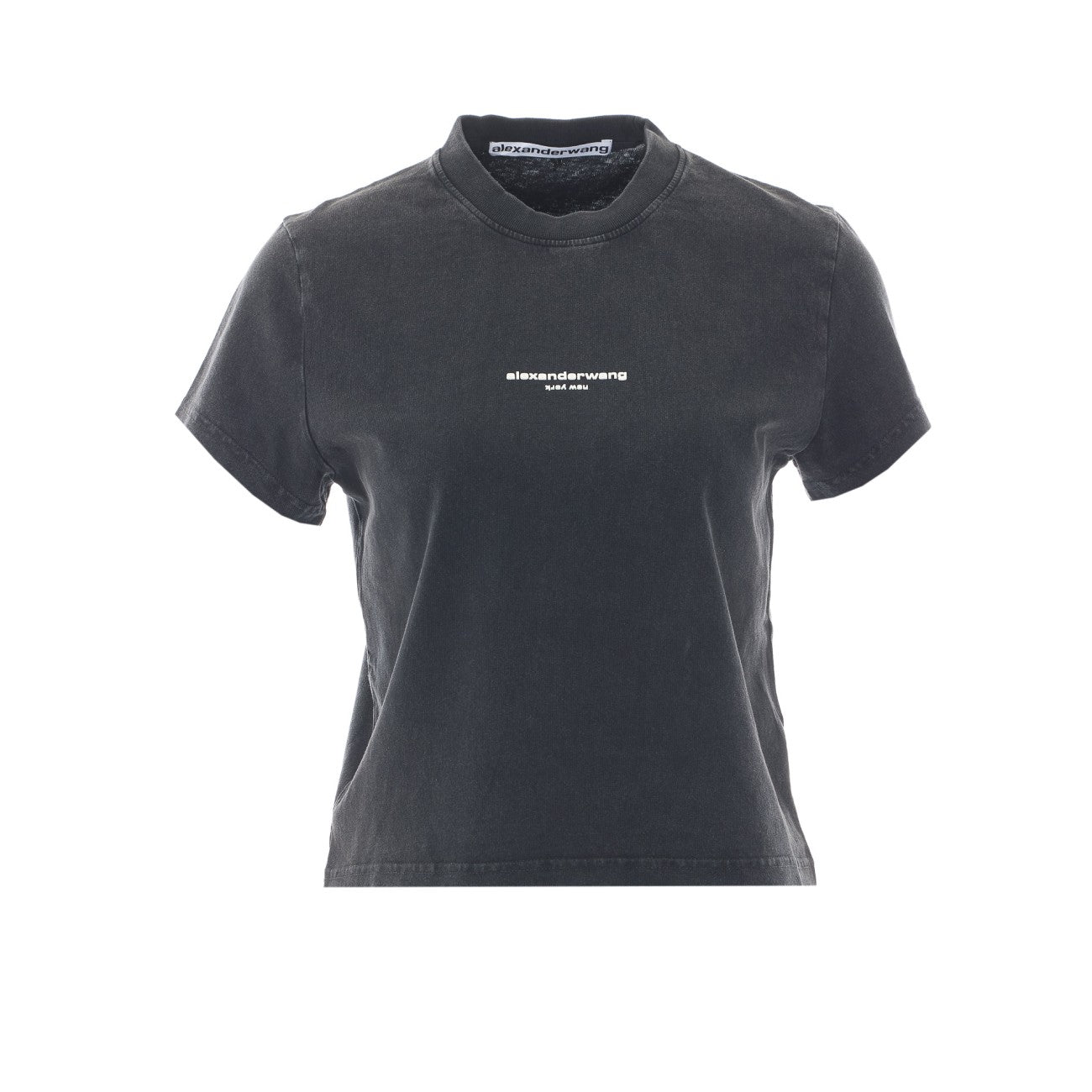 Alexander Wang Women Shrunken Logo T-Shirt ALEXANDER WANG