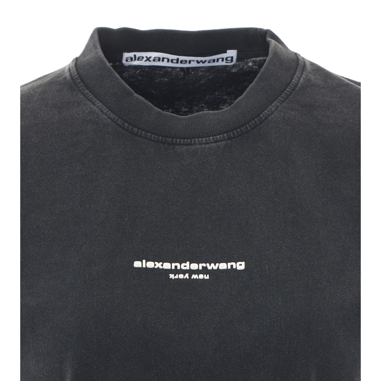 Alexander Wang Women Shrunken Logo T-Shirt ALEXANDER WANG