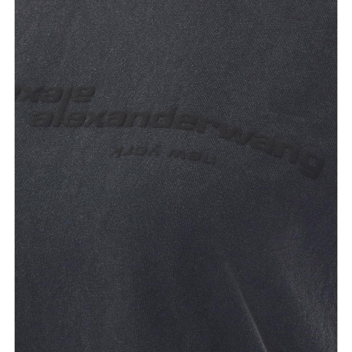 Alexander Wang Women Alexander Wang Women Shrunken Mirrored Logo T-Shirt ALEXANDER WANG