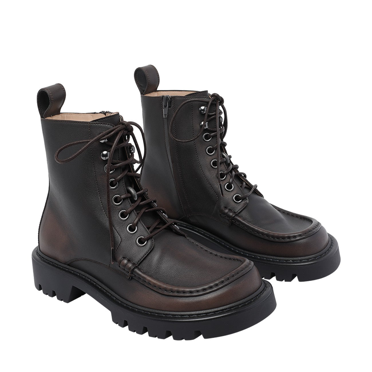Loewe Men Sierra Combat Ankle Boots LOEWE