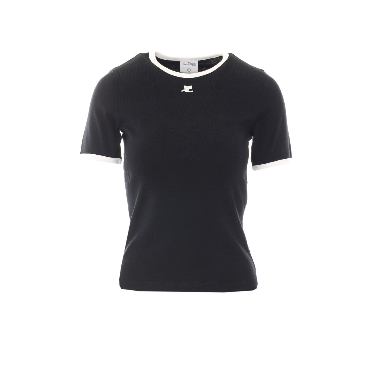 Courreges Women Signature Contrast T-Shirt COURREGES