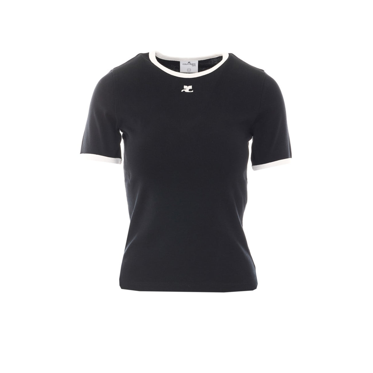 Courreges Women Signature Contrast T-Shirt COURREGES