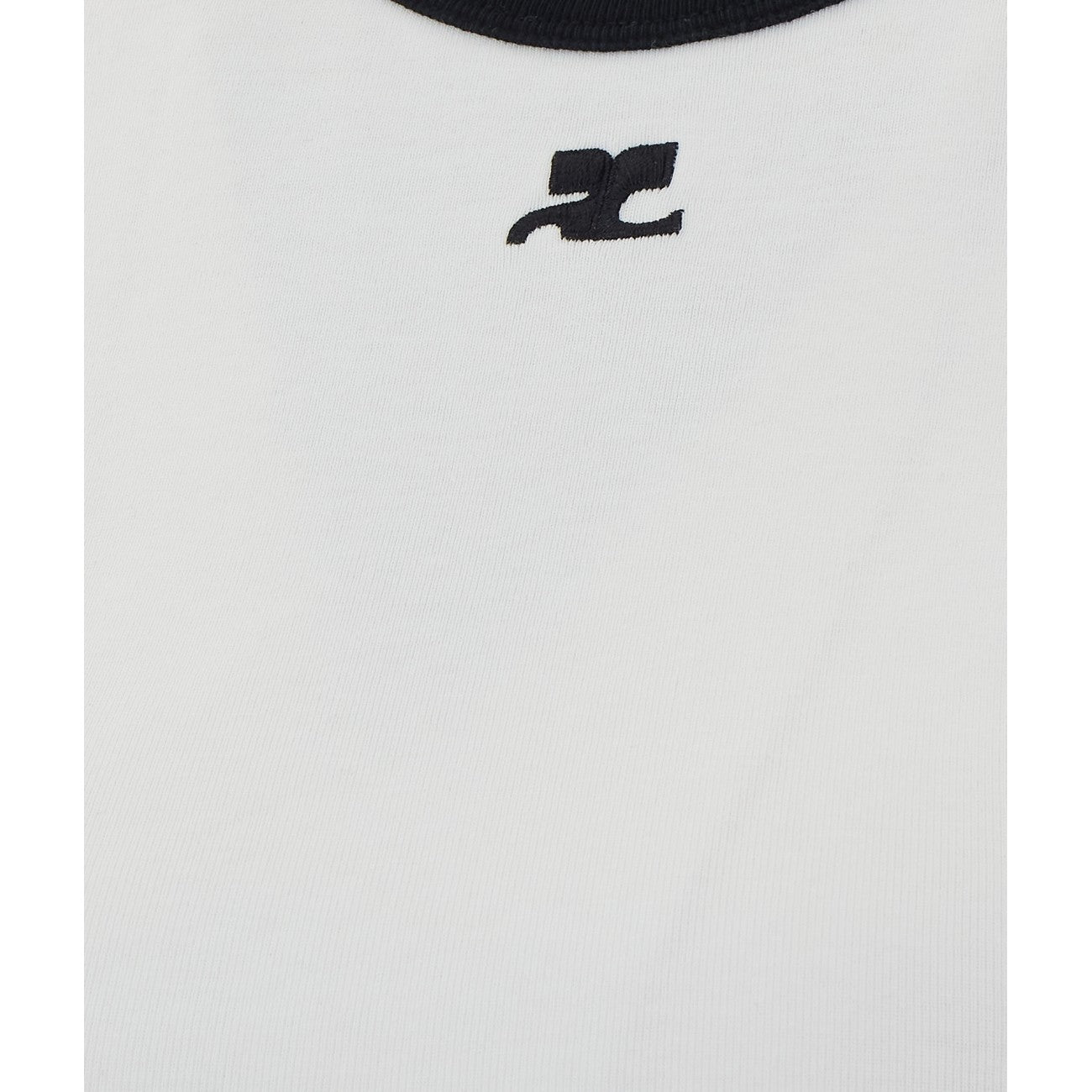 Courreges Women Signature Contrast T-Shirt COURREGES