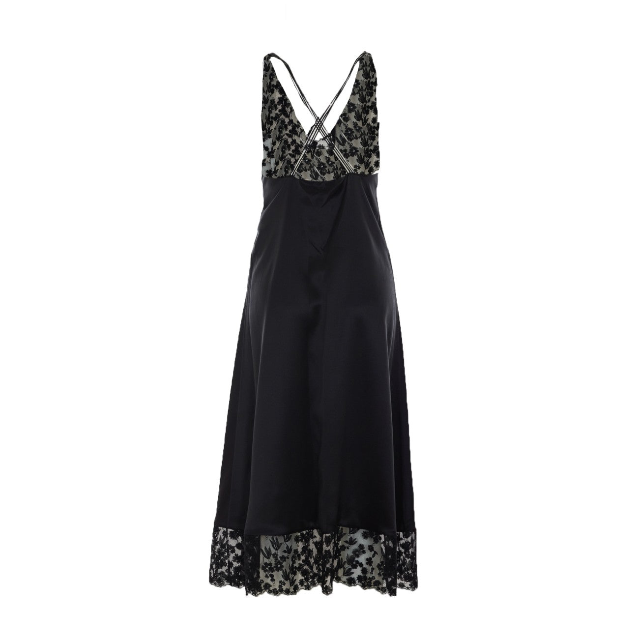 Fendi Women Silk And Lace Dress FENDI